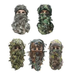 3D Leaf Camouflage Face Mask