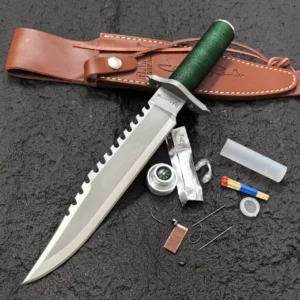 Stainless steel fixed-blade knife
