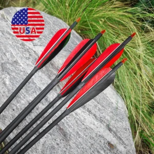 12pc Carbon Arrows Archery SP500 Carbon Arrow