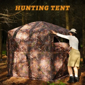 All-Terrain 360° See-Through Hunting Blind.