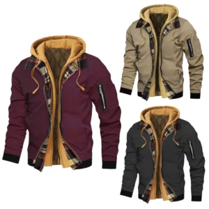 Men s Hooded Jacket  Zip Up